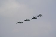 PLAAF, J-20 formation of four stealth jets fly together 02.jpg