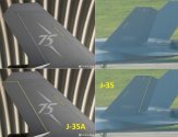 J-35A unveiled tail vs. J-35.jpg