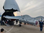 Zhuhai Airshow 2024, prototype SU-57 5th Generation Jet static display version.jpg