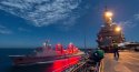 Underway replenishment by night for the Charles de Gaulle - Copie.jpg