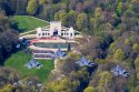 US Air Force F-22 Raptor over La Fayette Squadron Memorial.jpg