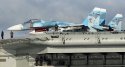 Su33 jets stationed on heavy aircraft carrying cruiser Admiral Kuznetsov..jpg