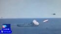 The two Cuban Navy largest warships in action, firing ASW rockets and P-15 SSM - 3.jpg