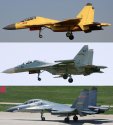 J-16 - Su-30MK2 - Su-27UBK tails.jpg