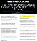 F-35 From The Carrier HMS Queen Elizabeth Has Crashed Into The Sea (Updated) - War Zone 20211117.jpg