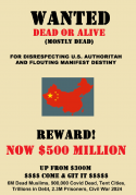 Wanted Dead or Alive for disrespecting US Authoritarian and flouting Manifest Destiny.png