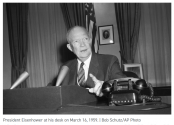 President Eisenhower at his desk on March 16, 1959 by Bob Schutz - AP Photo.png